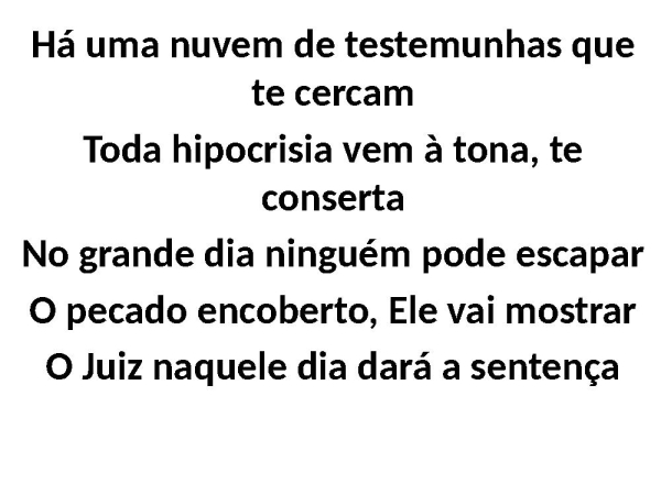 SANTIFICAÇÃO/ O NOIVO VEM/ SETE TROMBETAS ( medley) - página 5