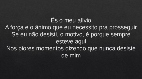 Alívio - Jesse Aguiar.pptx - página 13
