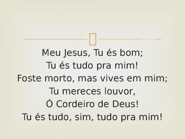 25 - Jesus, Tu És Bom.pptx - página 2