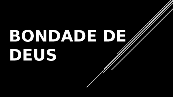 Bondade de deus - página 1