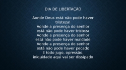 Dia de Libertação