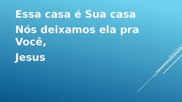 A casa é Sua.pptx - página 14