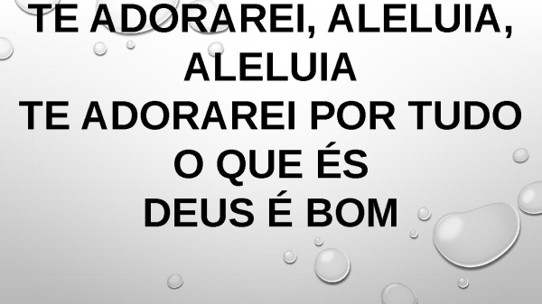 Senhor, Tu És bom, Tua misericórdia é para sempre - página 8