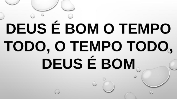 Senhor, Tu És bom, Tua misericórdia é para sempre - página 9