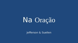 Na Oração