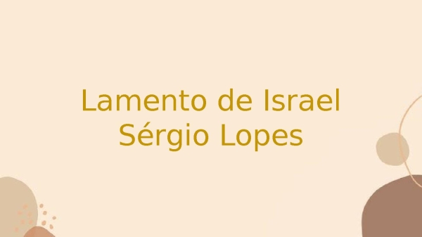 Lamento de Israel