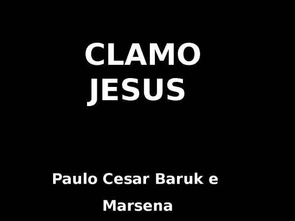 CLAMO JESUS