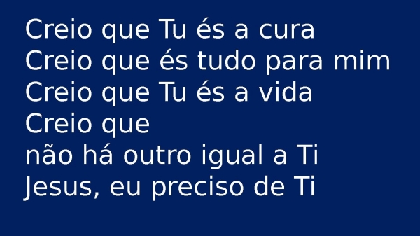 Creio que Tu és a cura - página 5