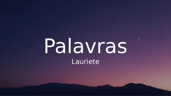 Palavras - página 1