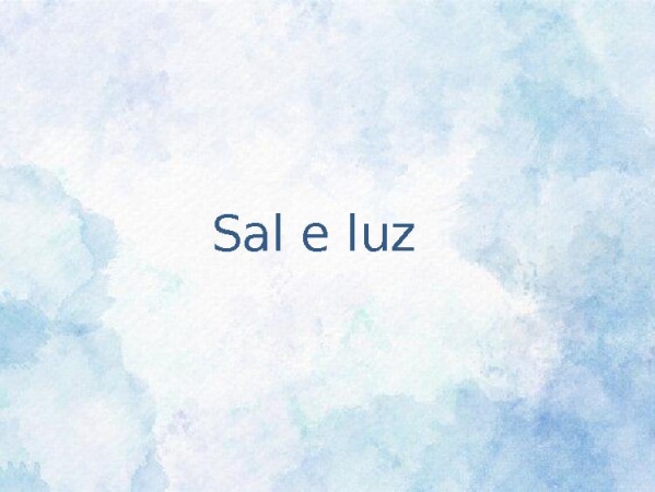 Sal e luz - página 1