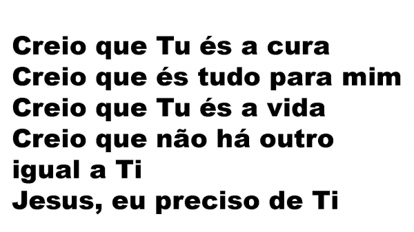creio que tu es a cura.pptx - página 2