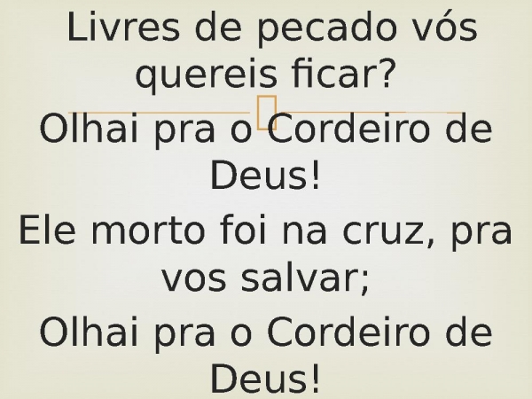 20 - Olhai Pra o Cordeiro de Deus.pptx - página 2