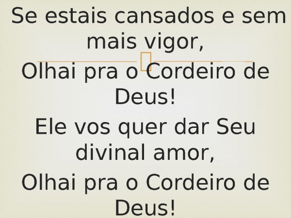 20 - Olhai Pra o Cordeiro de Deus.pptx - página 6