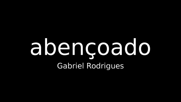 Abençoado - página 1