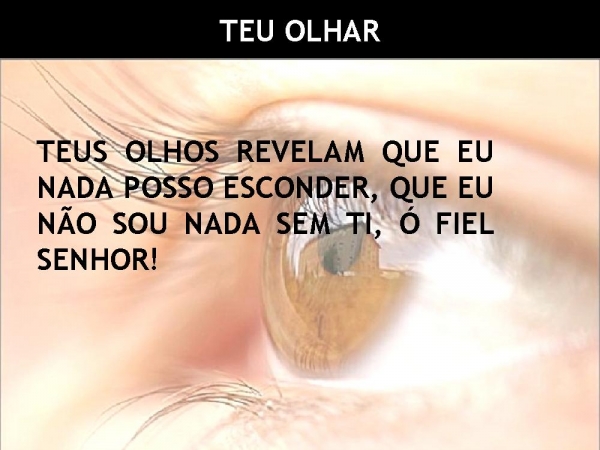 Teu olhar - página 1
