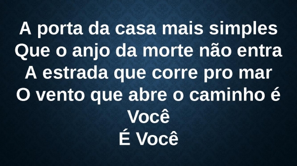 É Tudo Sobre Você - Morada - página 2