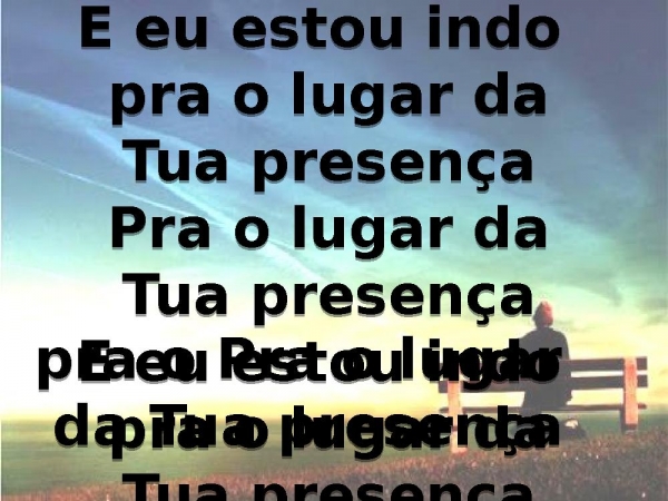 Lugar na Tua presença - Cassiane.pptx - página 2