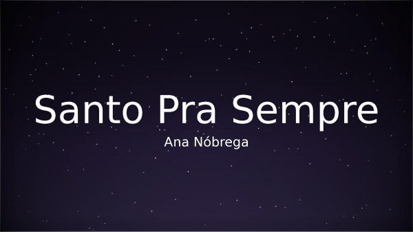 Santo Pra Sempre - página 1