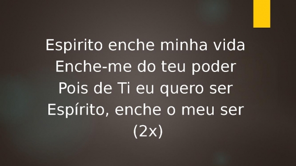 Espirito enche minha vida.pptx - página 2