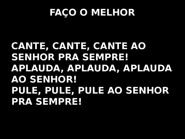 FAÇO O MELHOR - página 1