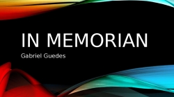 In Memorian