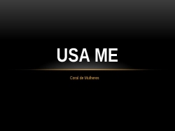 USA ME coral das mulheres