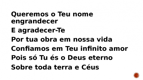 Grande é o Senhor.pptx - página 5