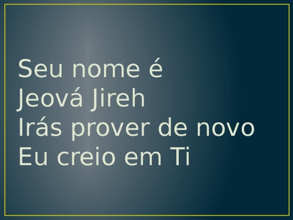 Jeová Jireh - página 5