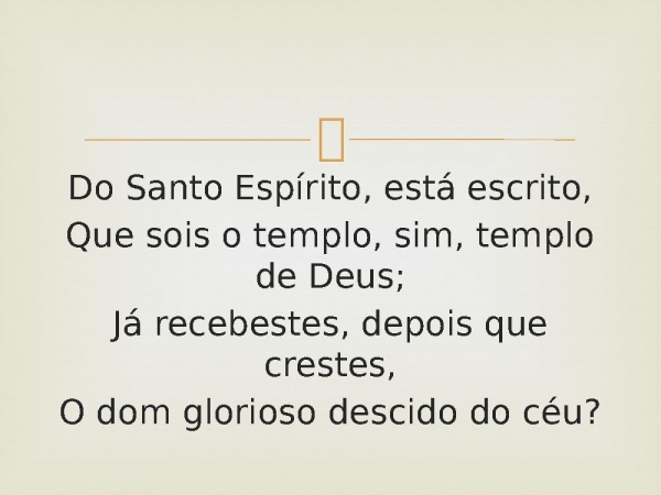 85 - Deixai Entrar o Espírito de Deus.pptx - página 2