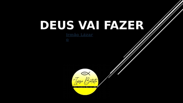 Deus vai fazer - página 1