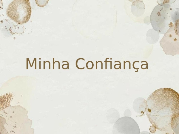 Minha confiança - página 1