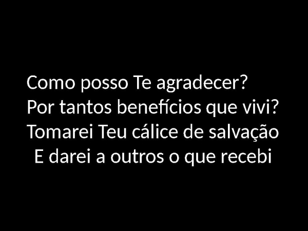 Que Darei Ao Senhor - Banda Universos - página 2