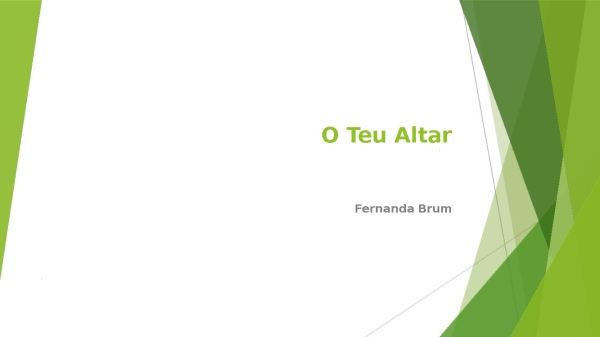 O Teu Altar - página 1