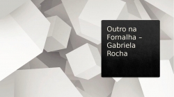 Outro na Fornalha – Gabriela Rocha