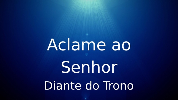 Aclame ao Senhor - página 1