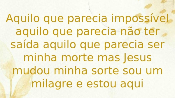 sou um milagre - página 9