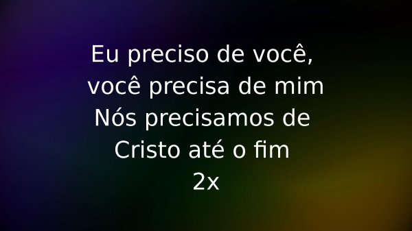 Eu Preciso de Você - página 2