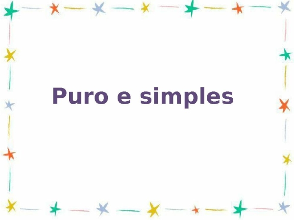 Puro e Simples - página 1