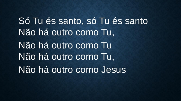Medley Só Tu És Santo/ É tudo sobre você / os planos de Deus - página 2