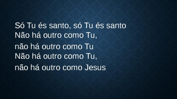 Medley Só Tu És Santo/ É tudo sobre você / os planos de Deus - página 8