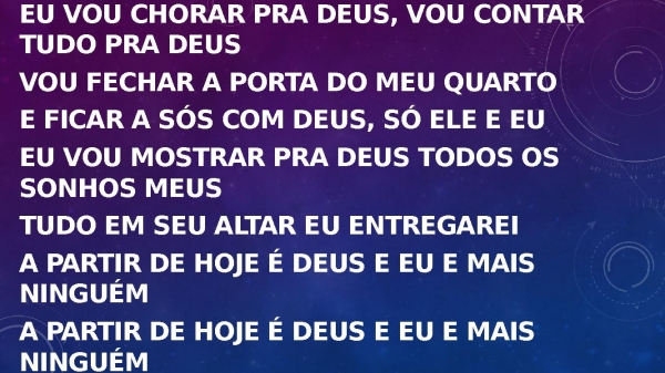 Deus e eu - Leandro Borges.pptx - página 7