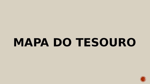 MAPA DO TESOURO - página 1