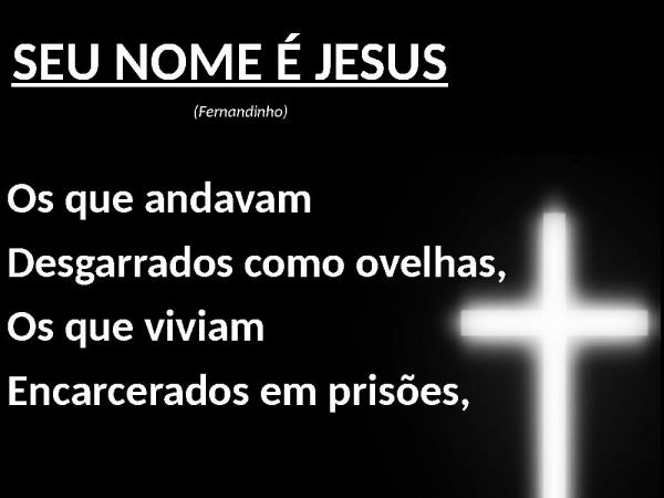 SEU NOME É JESUS - página 1