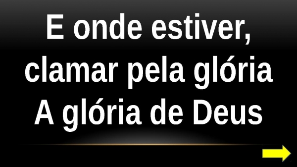 O Que Tua Glória Fez Comigo - página 10