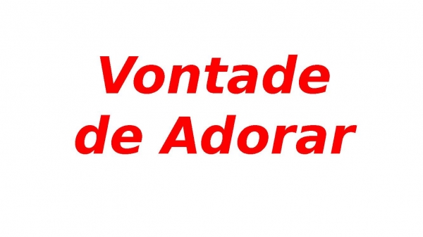 Vontade de Adorar - página 1
