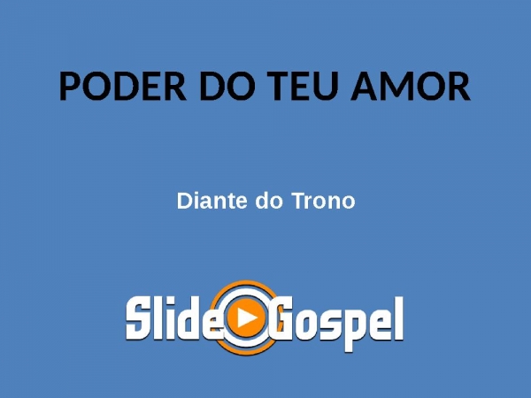 Pelo poder do Seu amor - página 1
