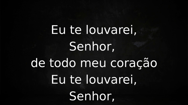 Eu Te Louvarei Senhor - página 2