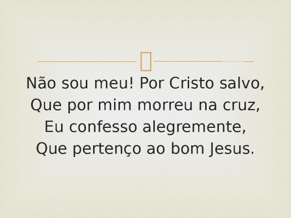30 - Não Sou Meu.pptx - página 2