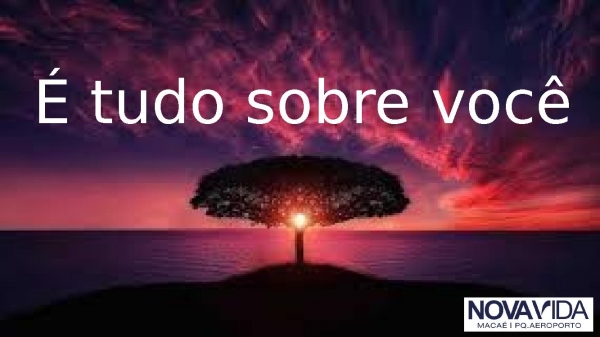 É tudo sobre você.pptx