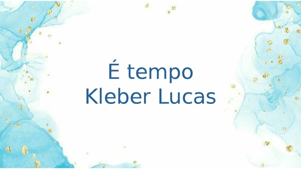 é tempo - página 1